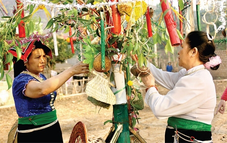Người Thái Mộc Châu hồi sinh lễ cầu mưa